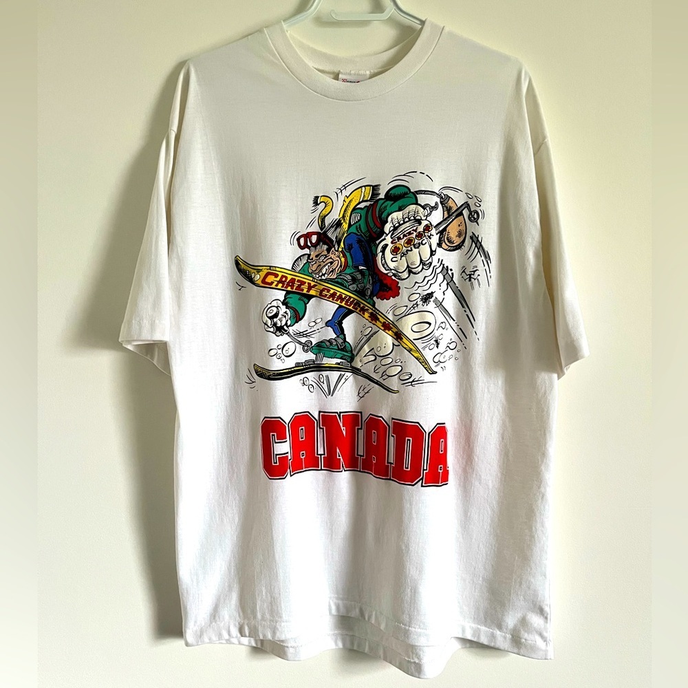 Vintage Footlocker  Canada Ski Shirt Mens Size XL